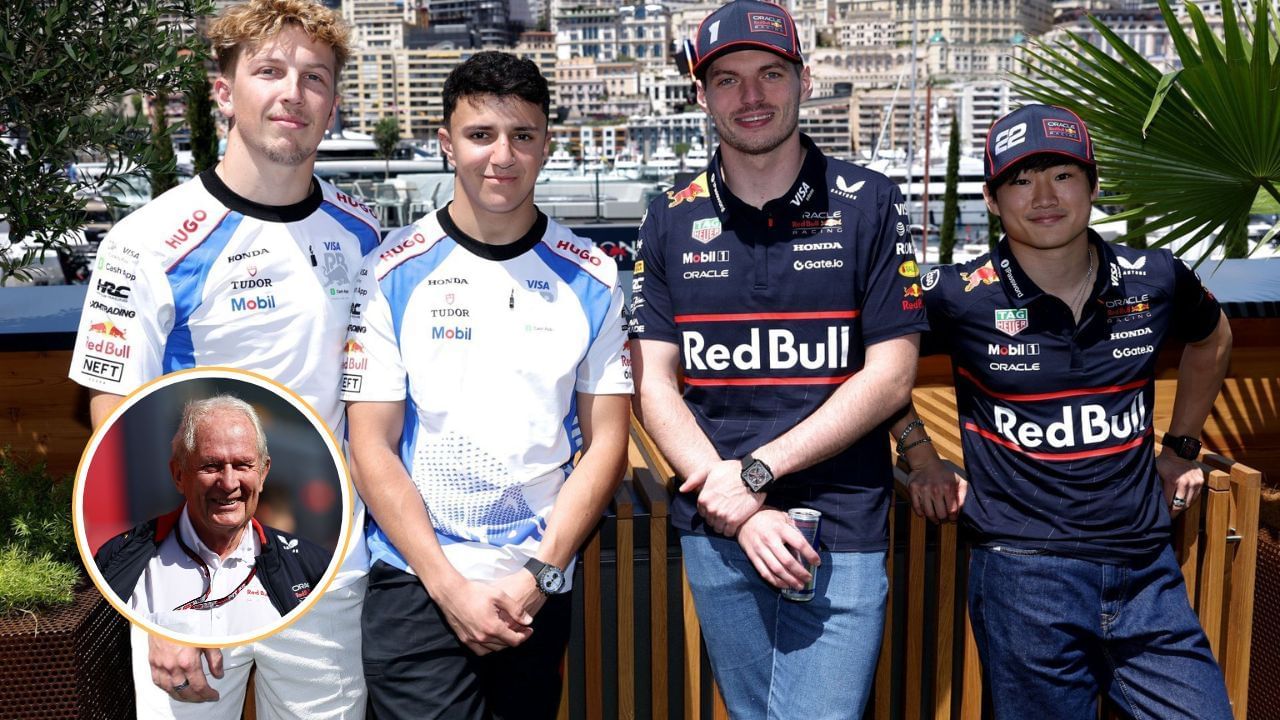 Helmut Marko claims only Max Verstappen and Isack Hadjar have definitive contracts for 2026 [Images via Getty]