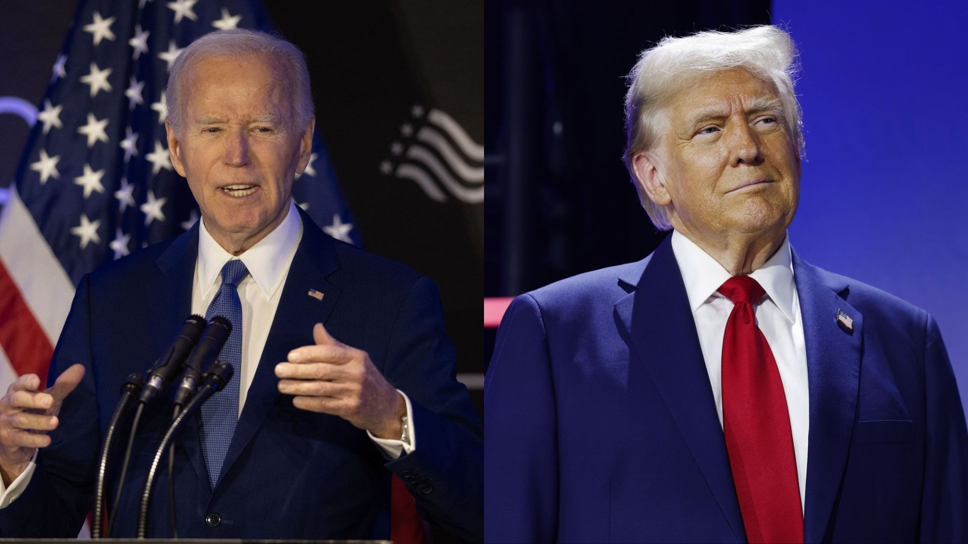 From L to R: Joe Biden and Donald Trump (Image via Getty Images) 
