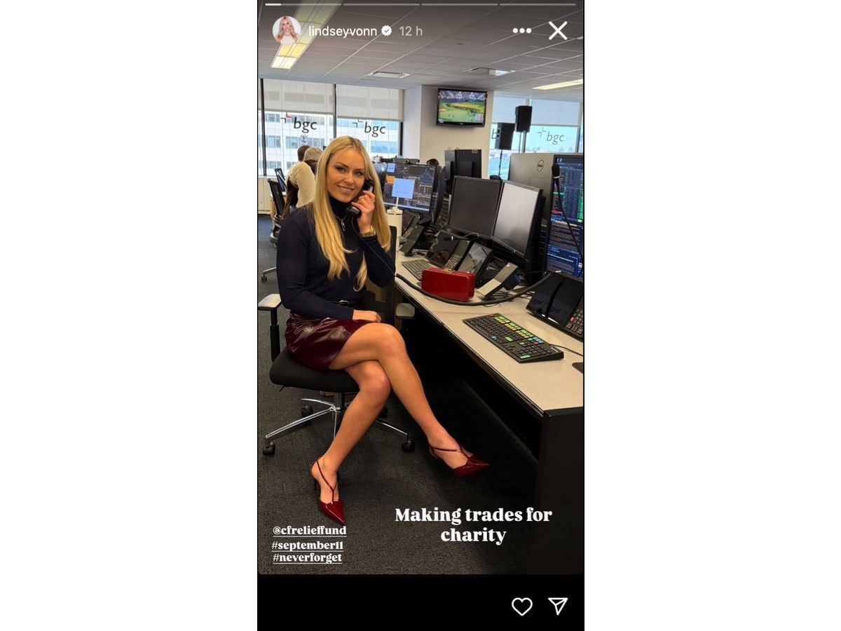 Vonn&#039;s Instagram story