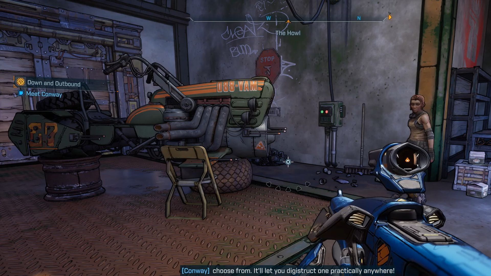 The MAV-880 Digirunner bike can be acquired during the third main quest called Down and Outbound