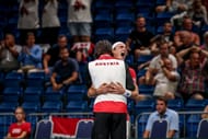 Lukas Neumayer at the Hungary v Austria 2025 Davis Cup tie. (Source: Getty)