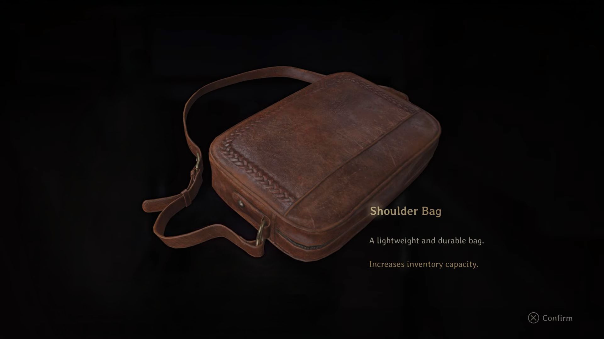 Shoulder Bag&#039;s description (Image via KONAMI)