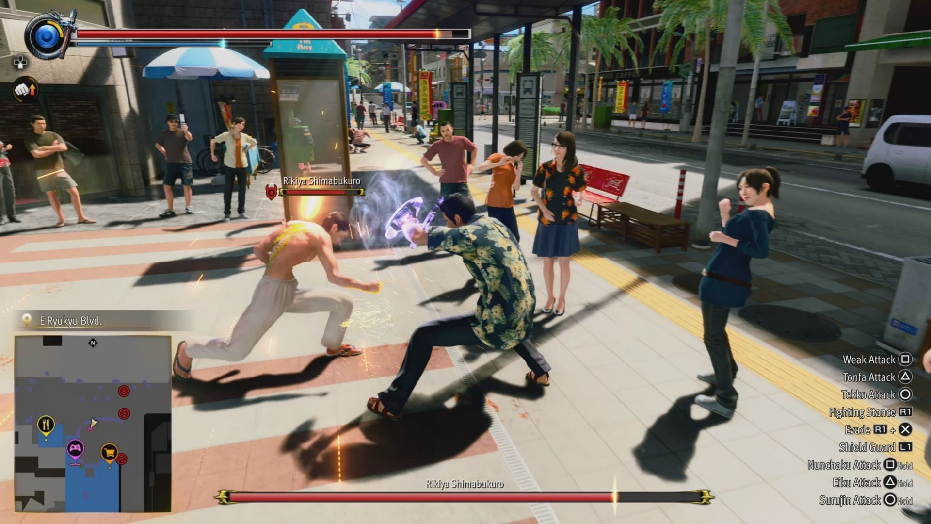 The Ryukyu style is slower, but the weapons make it impactful and fun to use (Image via SEGA)