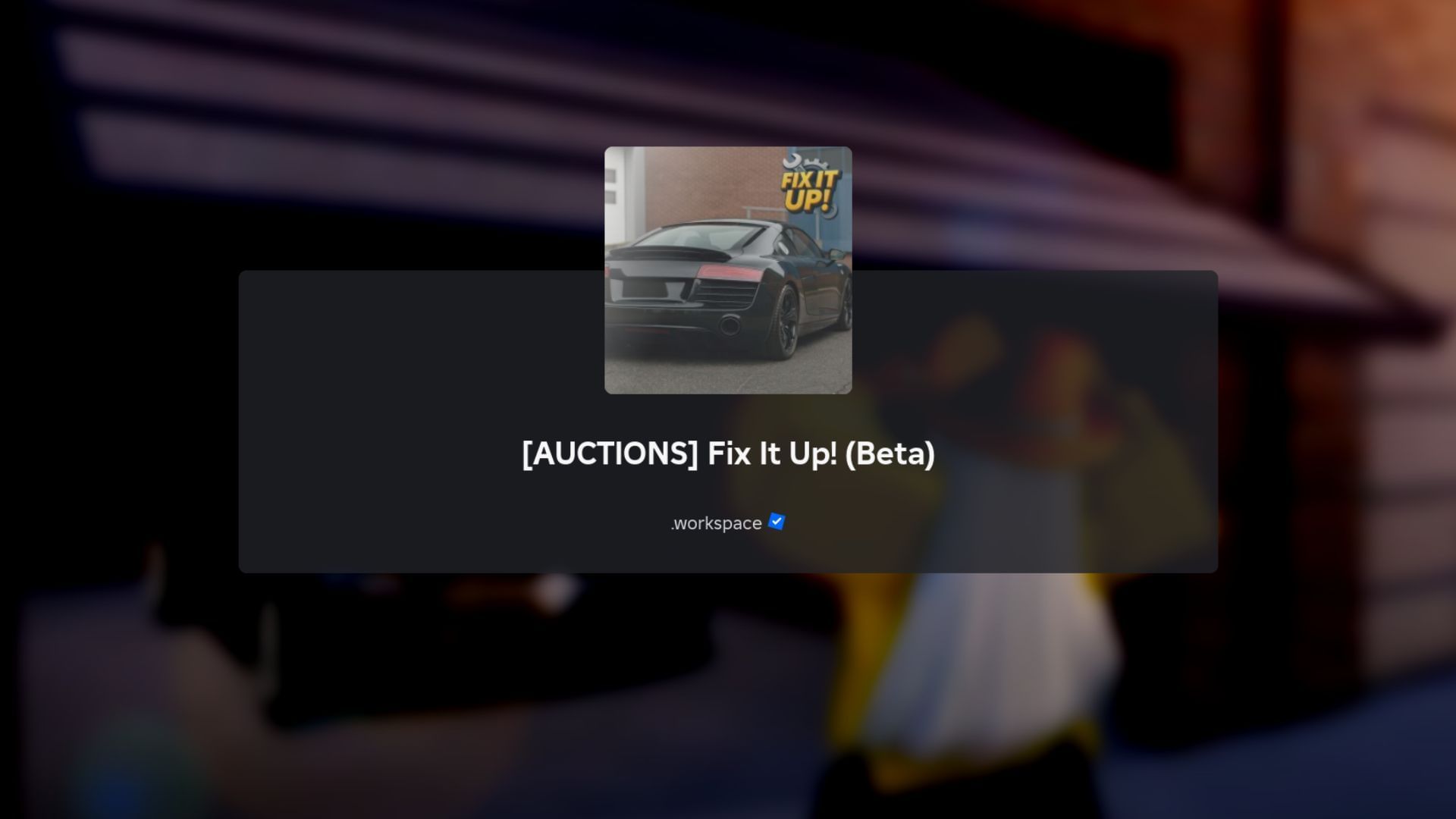 Fix broken rides to Become a car repair pro. (Image via Roblox) 