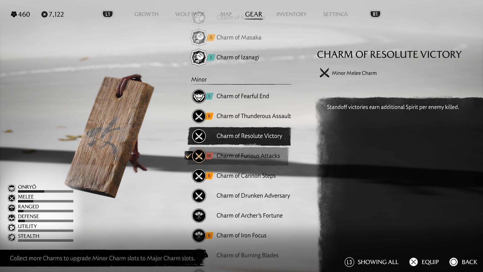 Charms in Ghost of Yotei (Image via Sucker Punch)