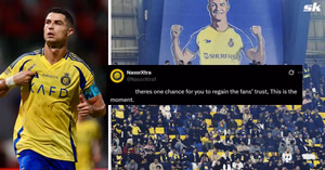 "Already down 1-0 and the game hasn’t started" - Fans unhappy with Cristiano Ronaldo's Al-Nassr mate's inclusion in XI to face Al-Ittihad