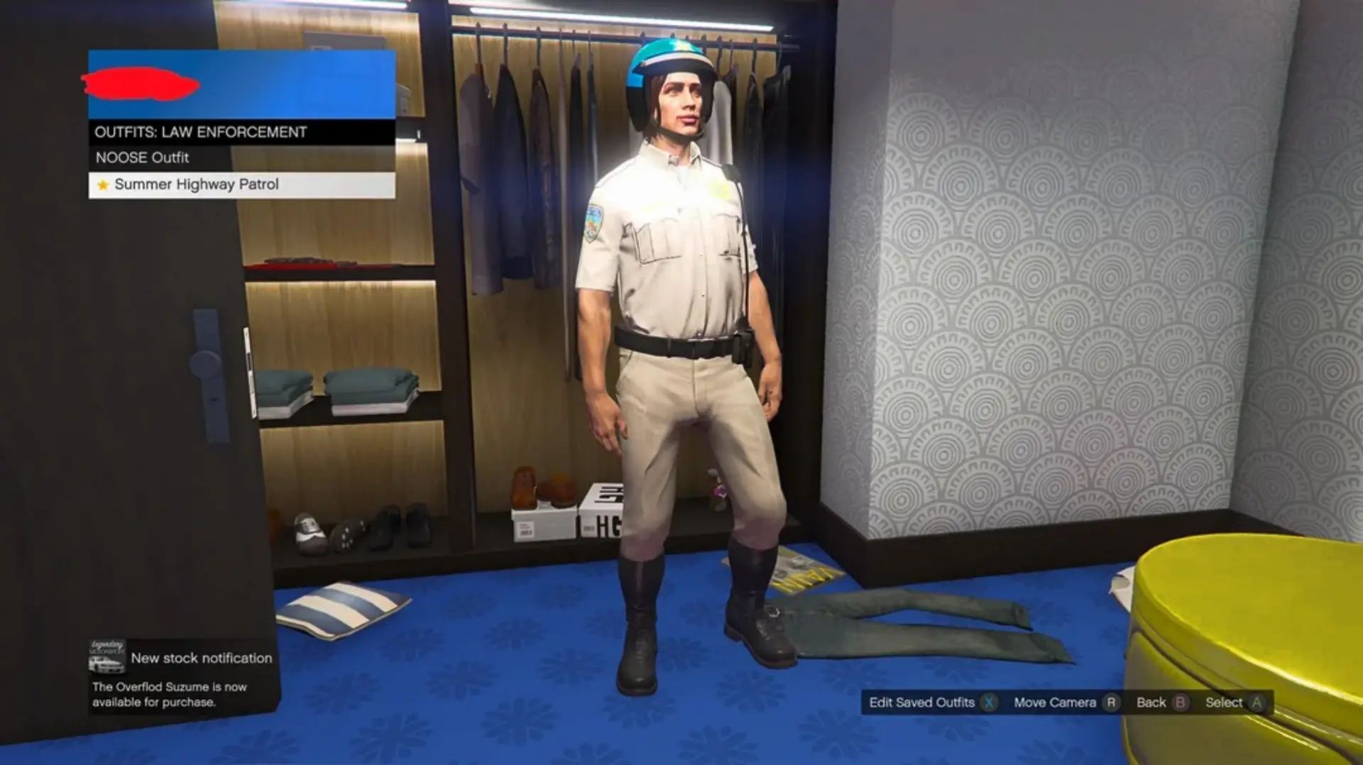 The police bike also comes with a special police outfit (Image via Rockstar Games // Reddit/EarthPuma120)