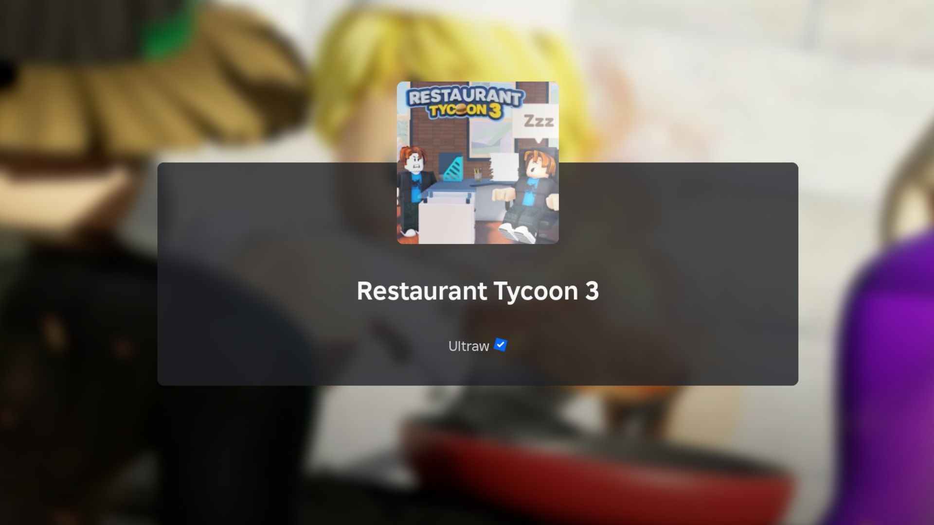 Restaurant Tycoon 3 loading screen