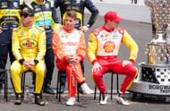 Scott McLaughlin, Will Power, and Josef Newgarden at the 109th Running of the Indianapolis 500 - Source: Getty