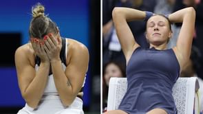 WATCH: Aryna Sabalenka & Amanda Anisimova both break down in tears after US Open final; share emotional moment together at net
