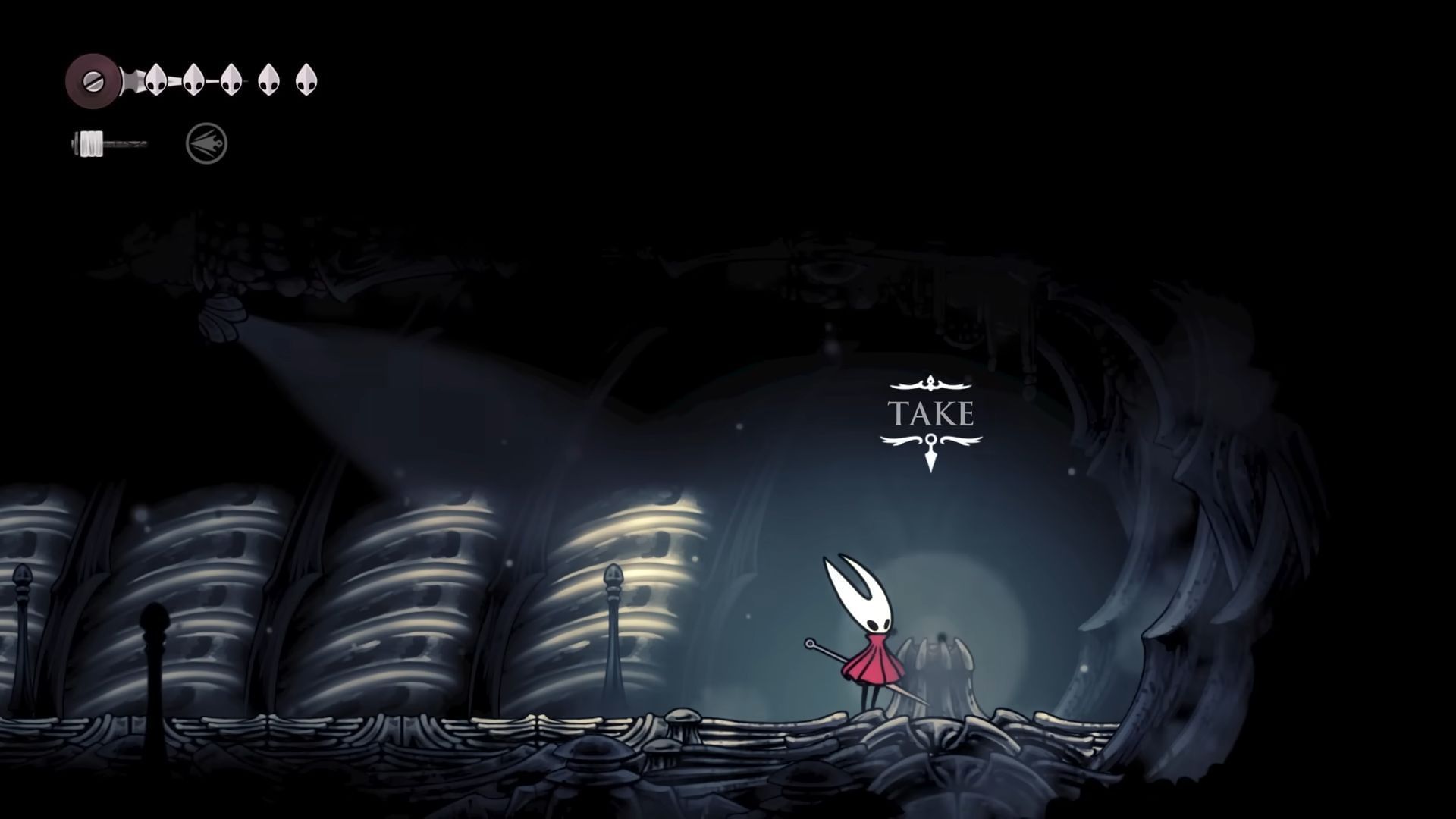 Claiming the Silkspeed Anklets in Hollow Knight Silksong (Image via Team Cherry || YouTube@/Its Shatter)
