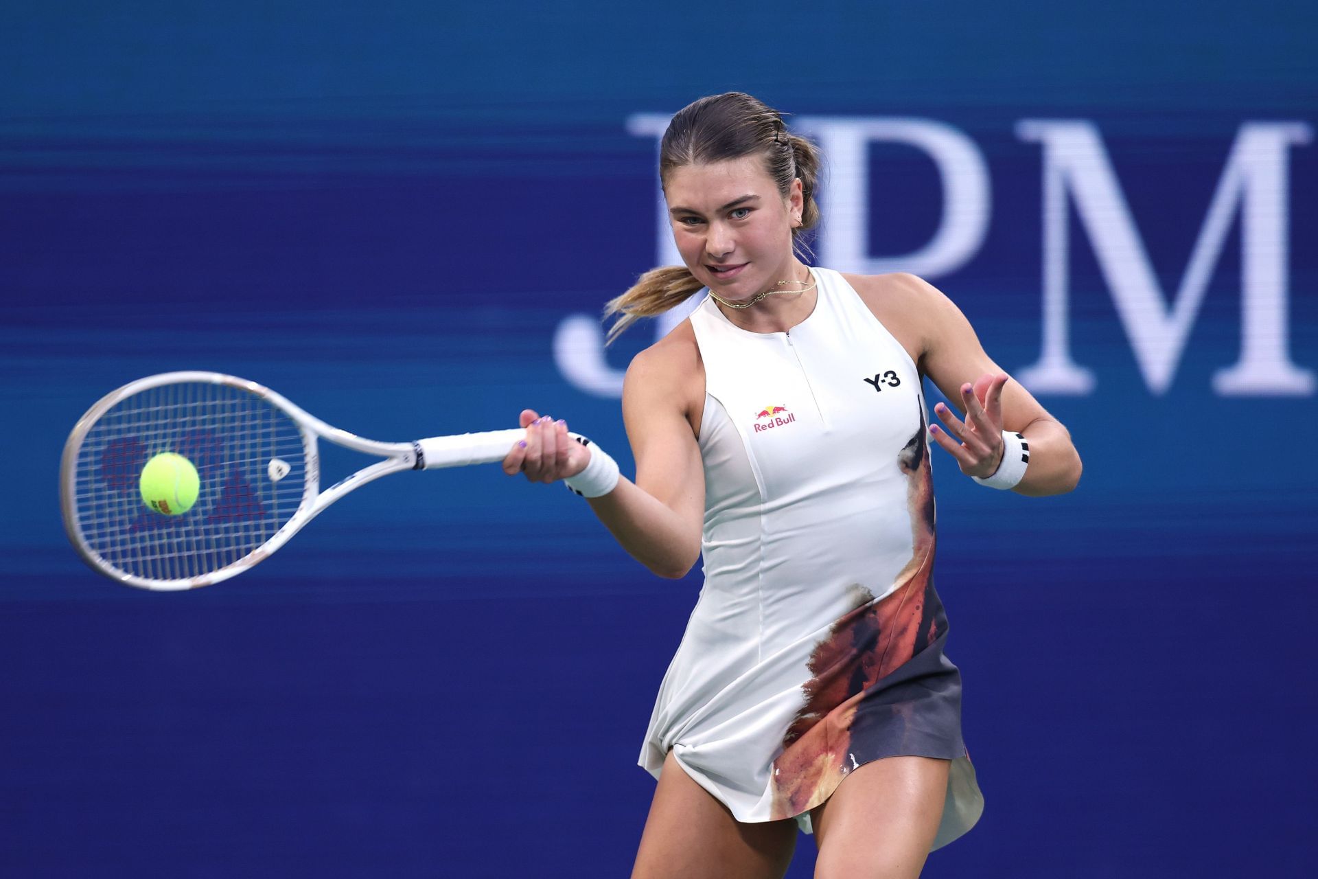 Iva Jovic upset the eight seed in the last match. (Source: Getty)