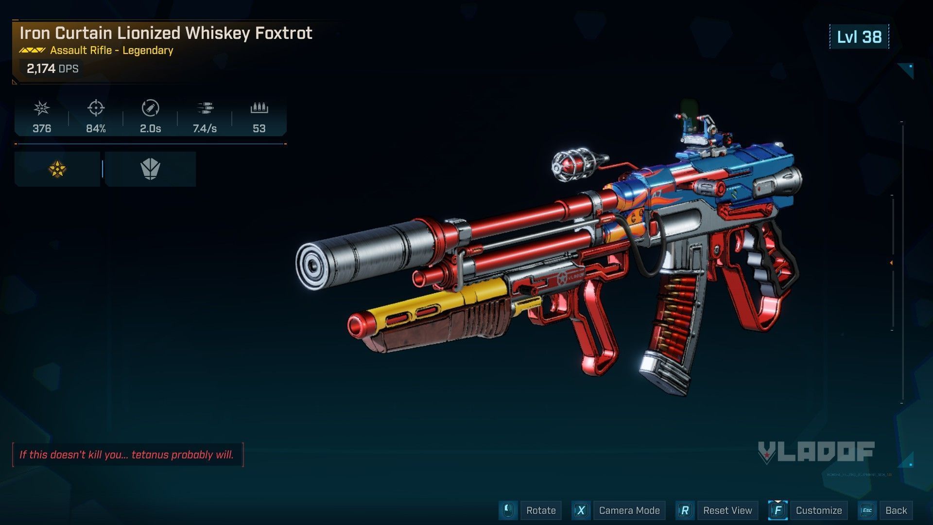 One of the best assault rifles in the game (Image via 2K)