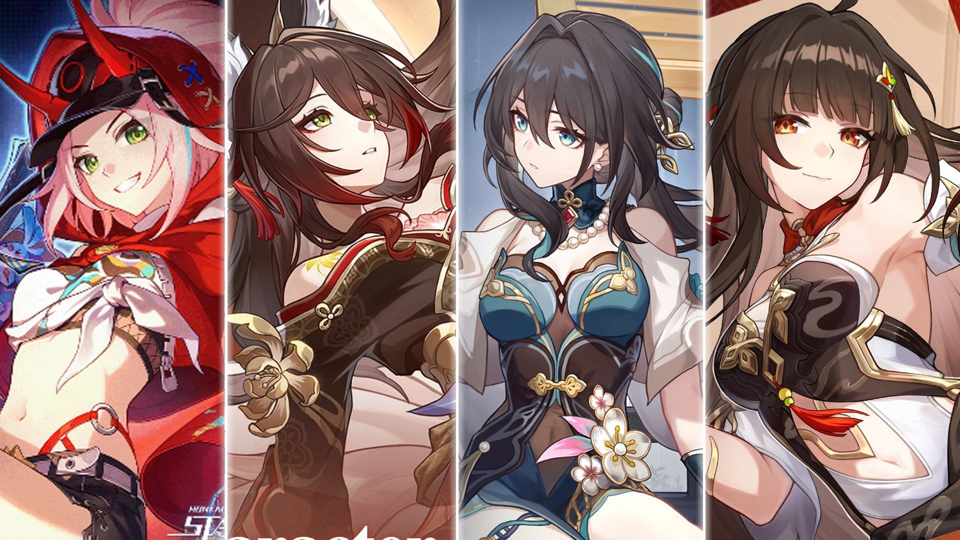Rappa, Fugue, Ruan Mei, Lingsha (Image via Sportskeeda Gaming/HoYoverse)
