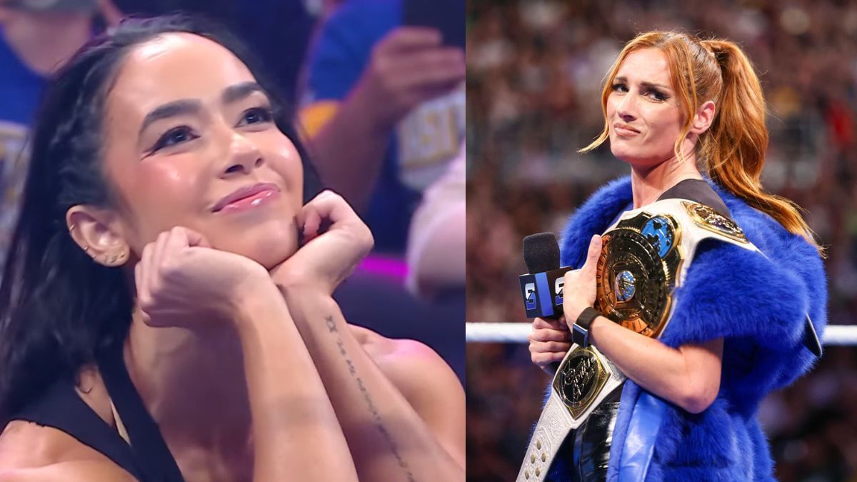 AJ Lee (left), Becky Lynch (right) [Images via WWE