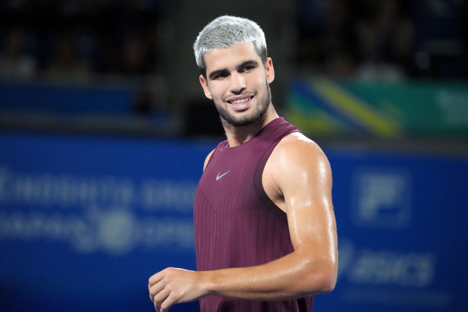 Carlos Alcaraz at the Japan Open 2025. (Photo: Getty)