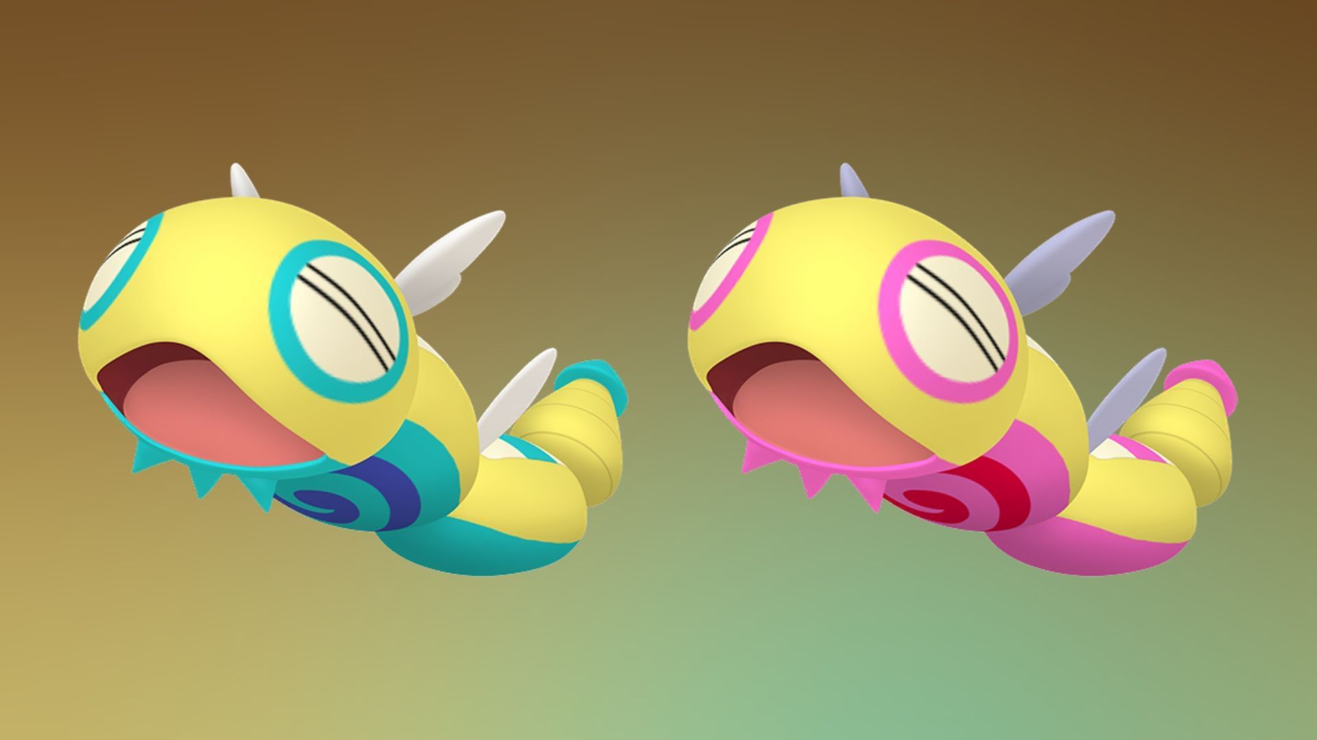 Shiny Dudunsparce comparison (Image via TPC)