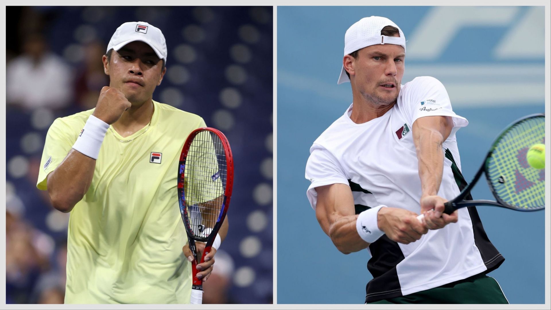 Brandon Nakashima (L) Marton Fucsovics (R) | Getty