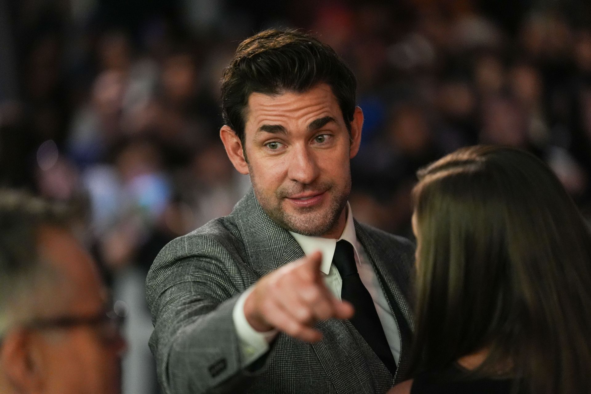 Each holiday, Jimmy Kimmel and John Krasinski stage playful pranks on the show (Image via Getty)