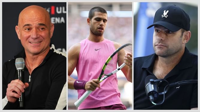 "Carlos Alcaraz is so overrated" - Andre Agassi & Andy Roddick joke about Spaniard lacking 'athleticism' ahead of Laver Cup