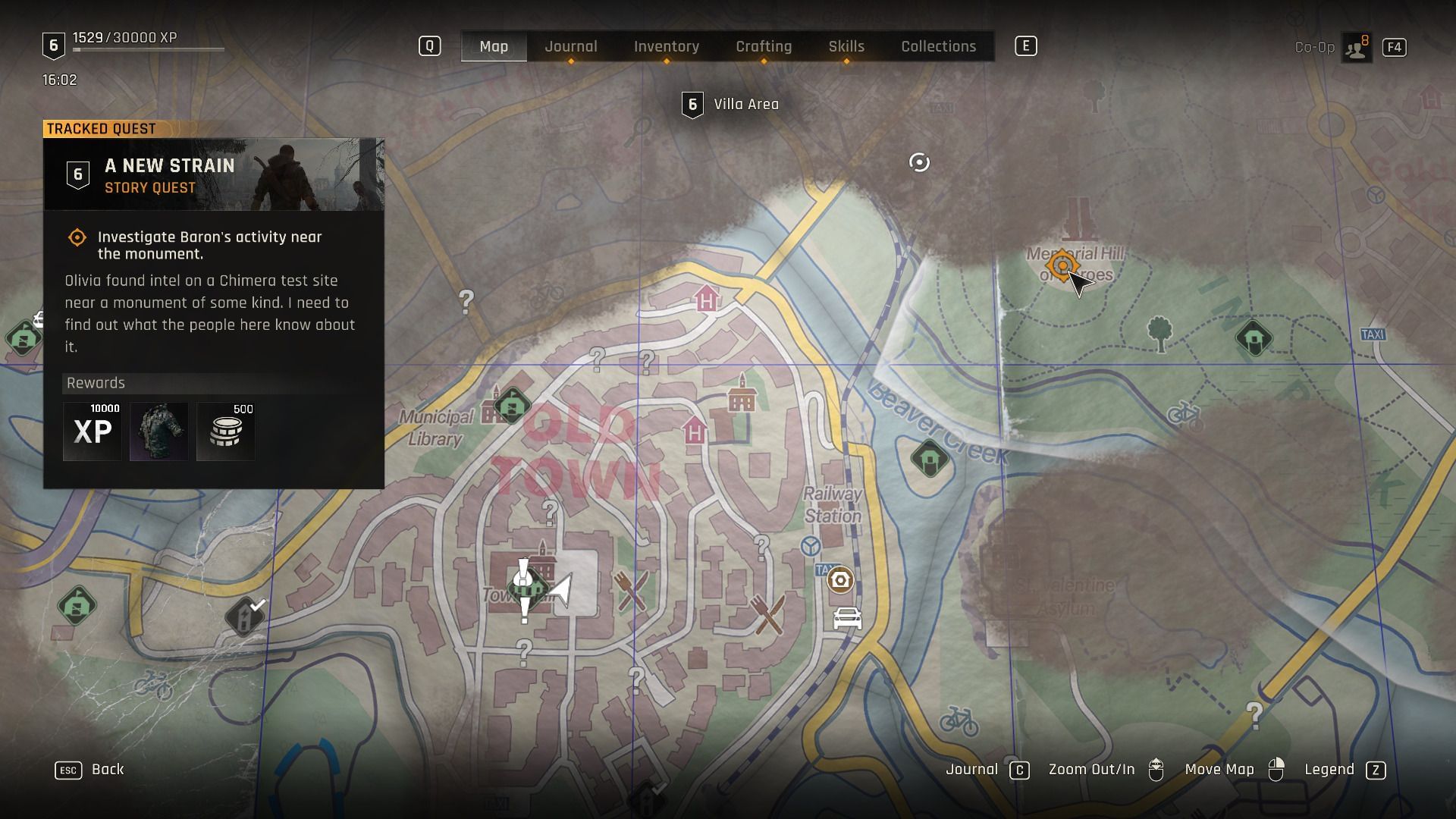 A New Strain mission objective (Image via Techland)