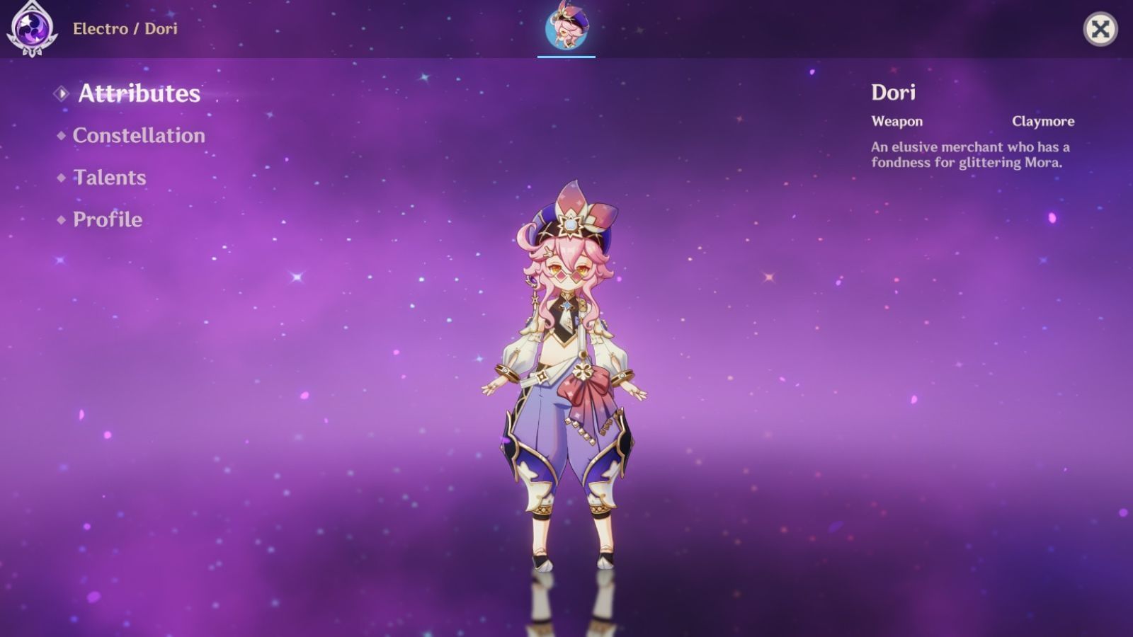 Dori in-game (Image via HoYoverse)