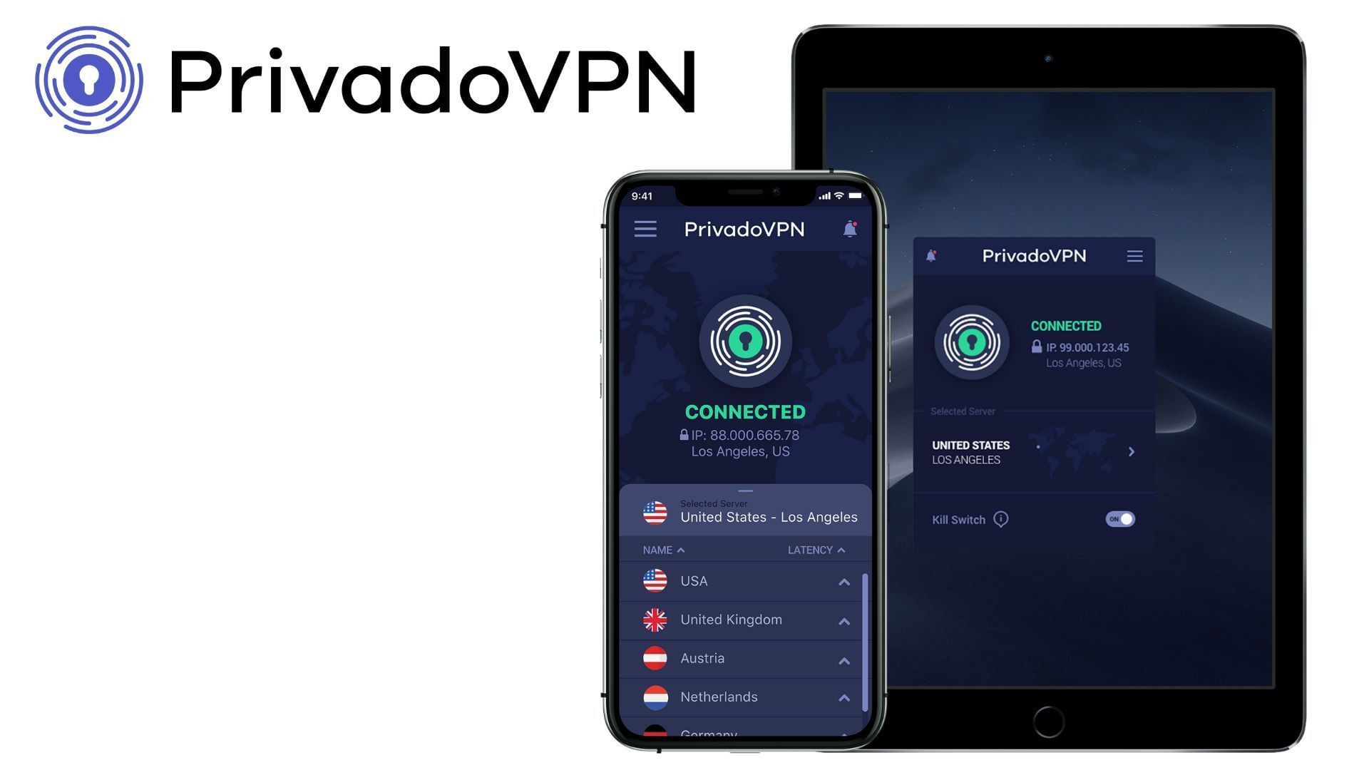 PrivadoVPN Free is among the top free VPNs for Apple iPhone (Image via PrivadoVPN)