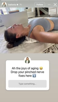 Still taken from Balionis’ Instagram Story _ Source: Instagr/@balionis