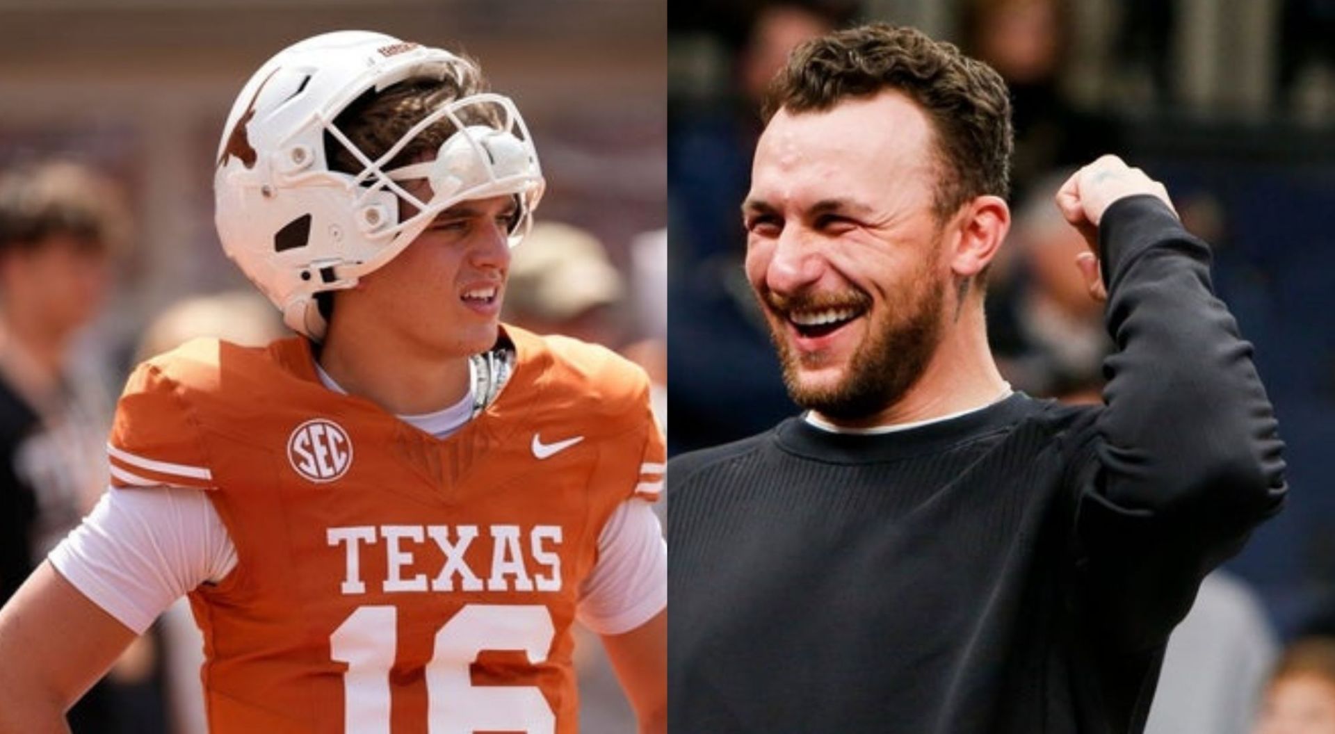Johnny Manziel and Arch Manning (Credit -Getty)