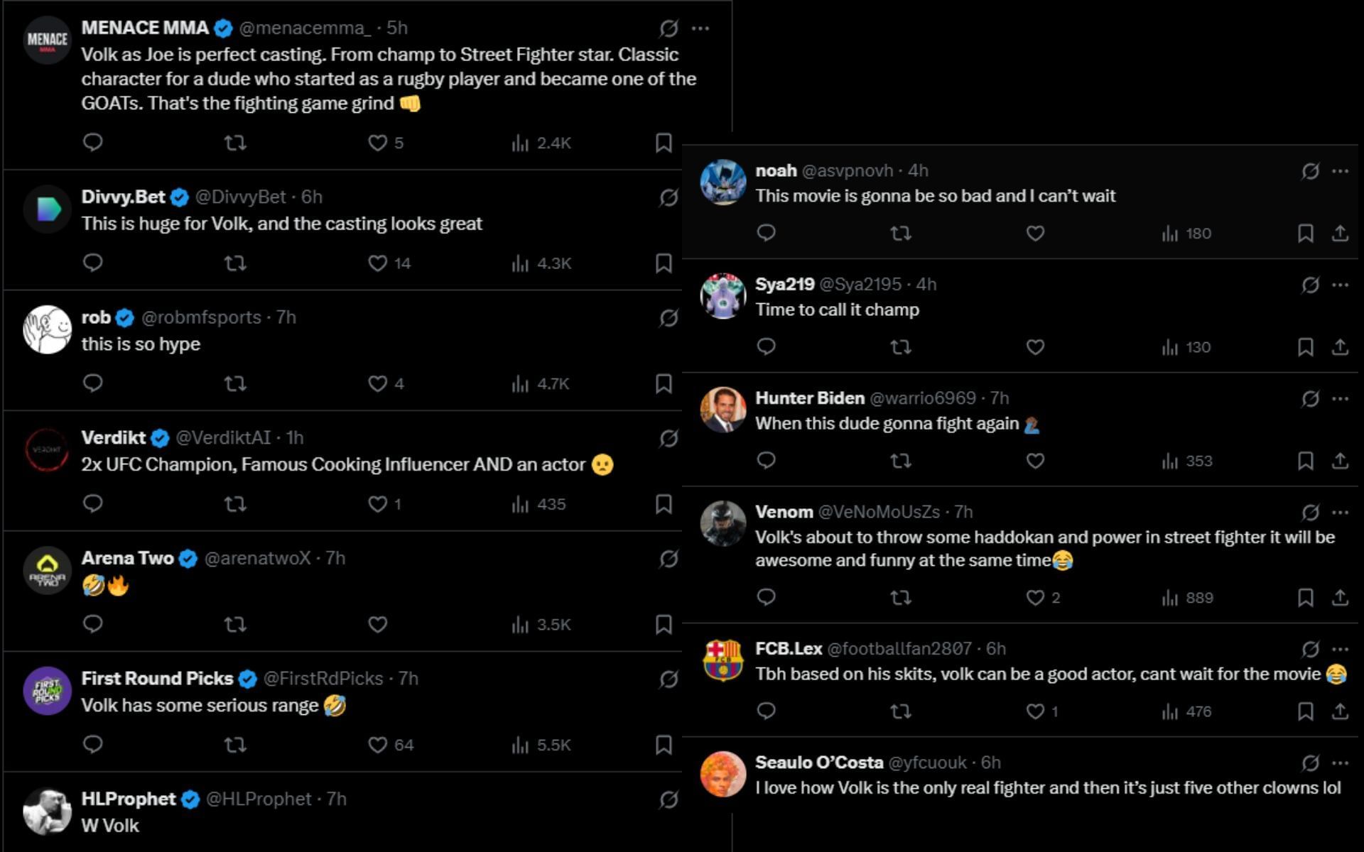Fans react to Alexander Volkanovski&#039;s venture into acting. [Screenshots courtesy: @ChampRDS on X]