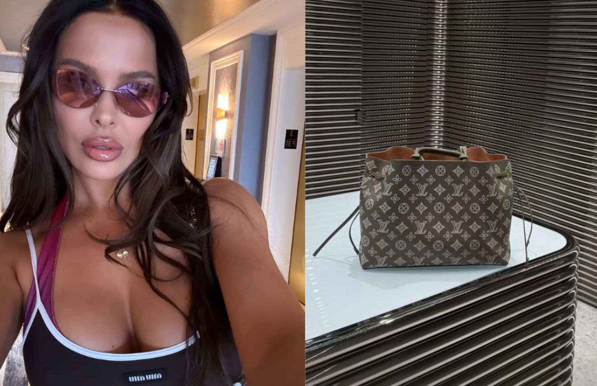 Mara Teigen shows off $5,300 Louis Vuitton bag during day out With Evander Kane (via Instagram/@marateigen)