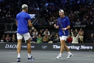 Alcaraz and Mensik at the Laver Cup 2025 - Day 1 - Source: Getty