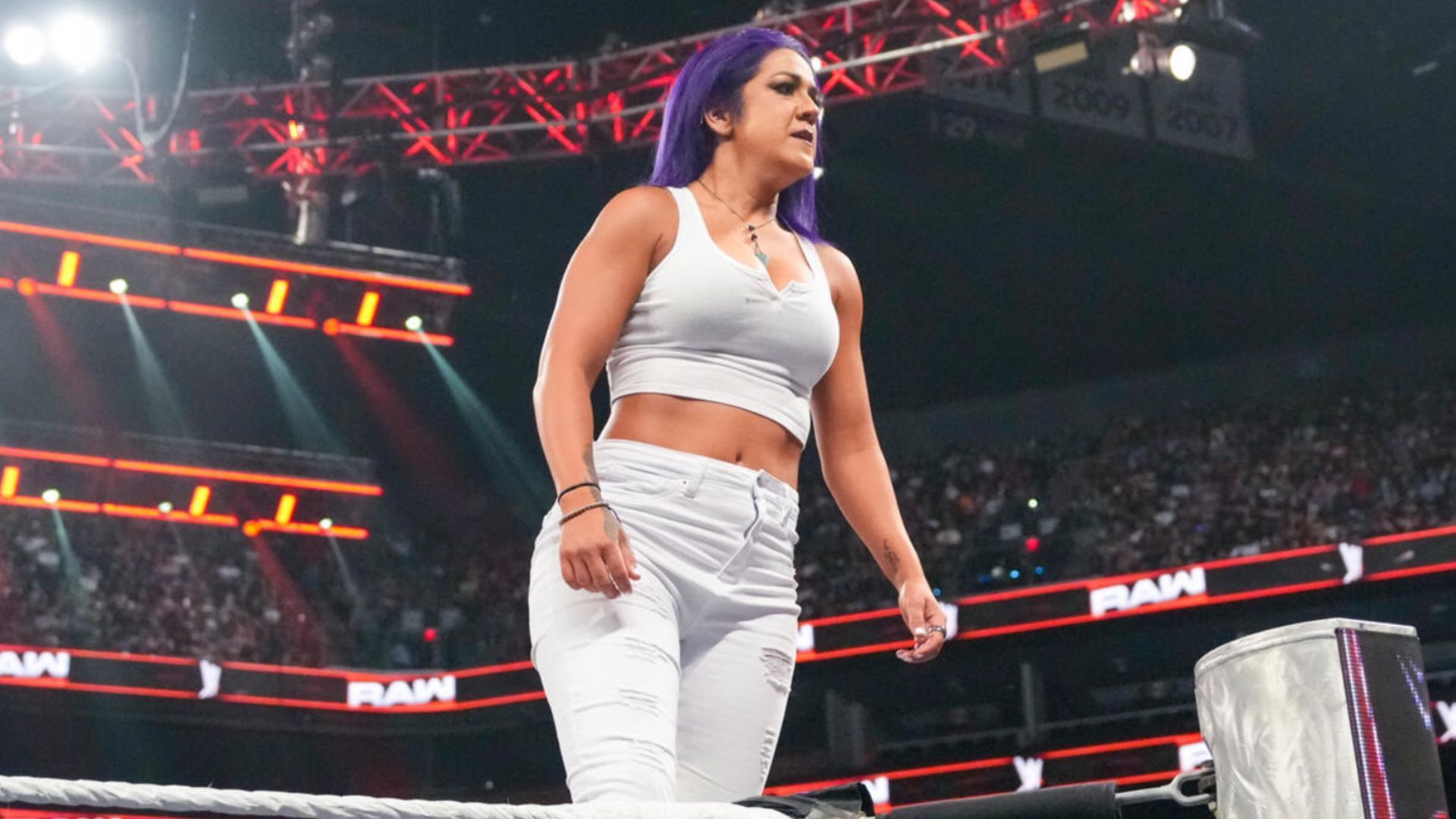 Bayley on RAW (Picture courtesy: WWE.com)