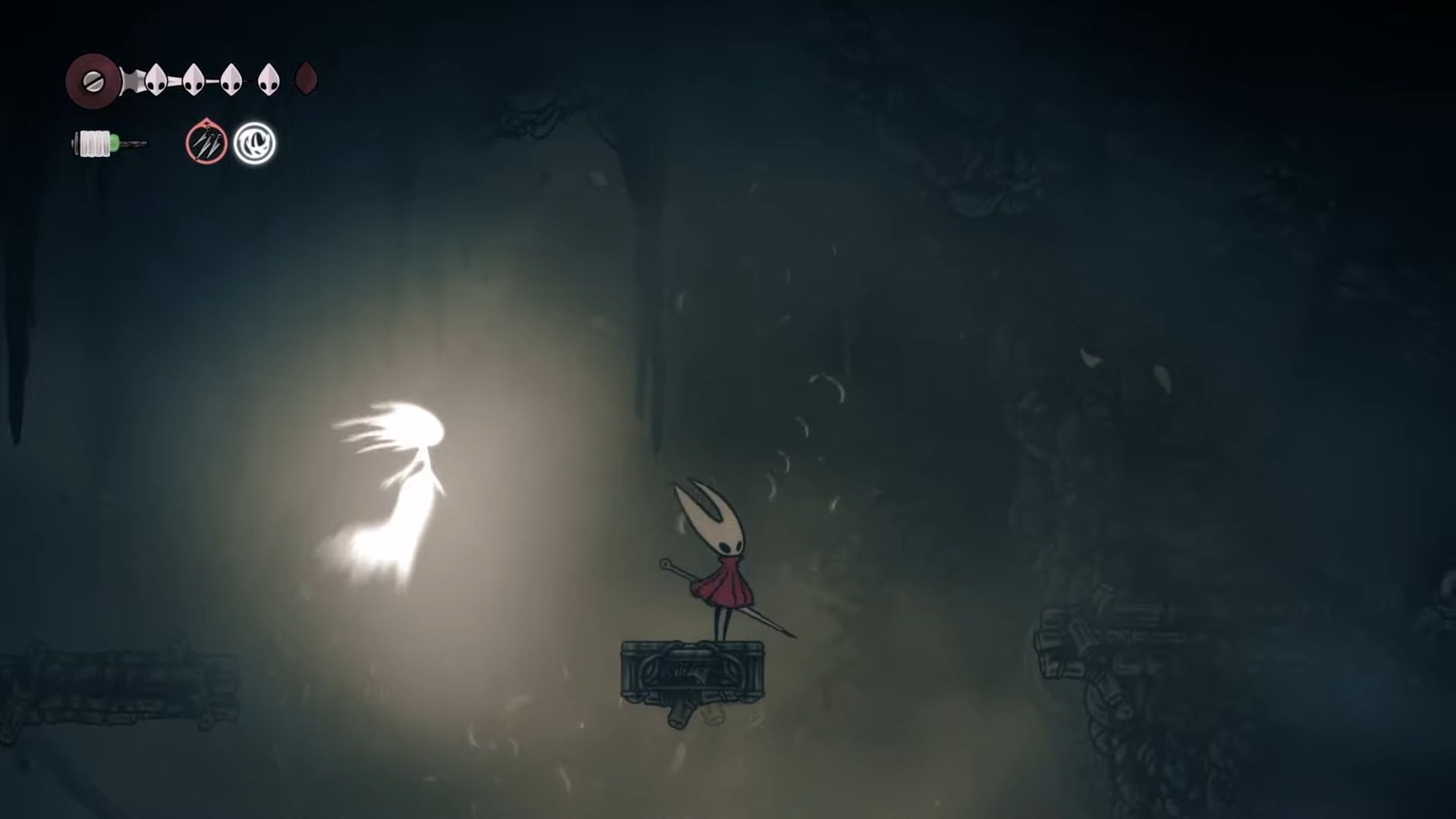 The screaming ghosts in Silksong (Image via Team Cherry || YouTube@/Kibbles Gaming)