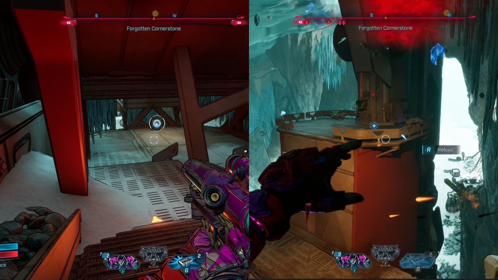 Throw the battery on the top and use the wall to climb up (Image via 2K)
