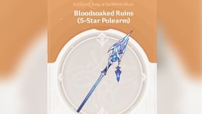 Genshin Impact Bloodsoaked Ruins stats and materials