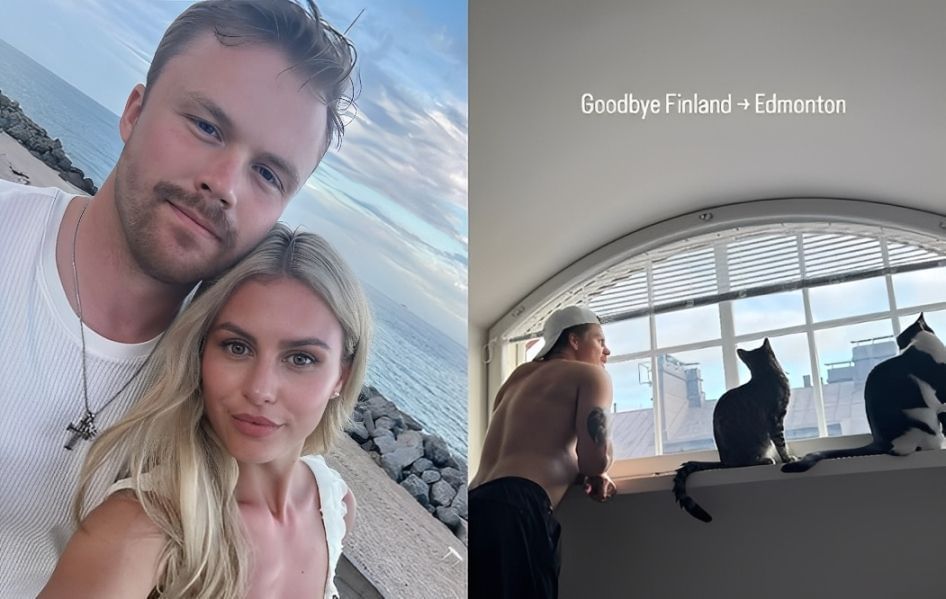 Oilers players are beginning to return to Edmonton (Image Credit: IG @alexakjones, @kasperikapanen1)