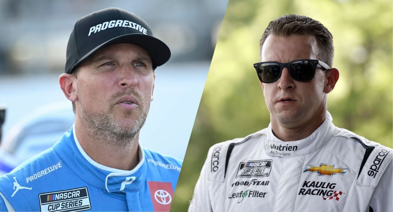 Denny Hamlin and AJ Allmendinger