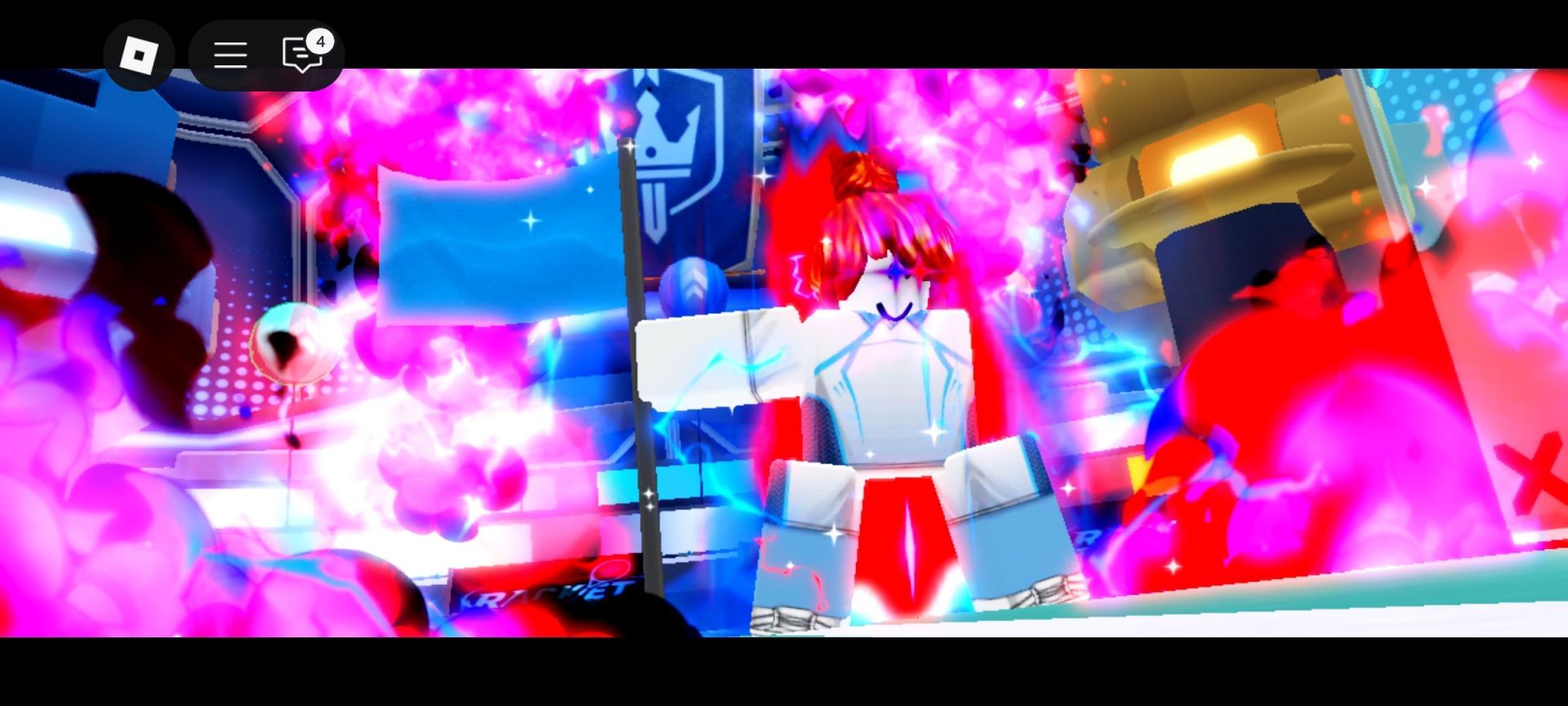 Captain Salute cut scene (Image via Roblox)