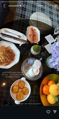 Still taken from Biles' Instagram (source: @simonebiles/Instagram)