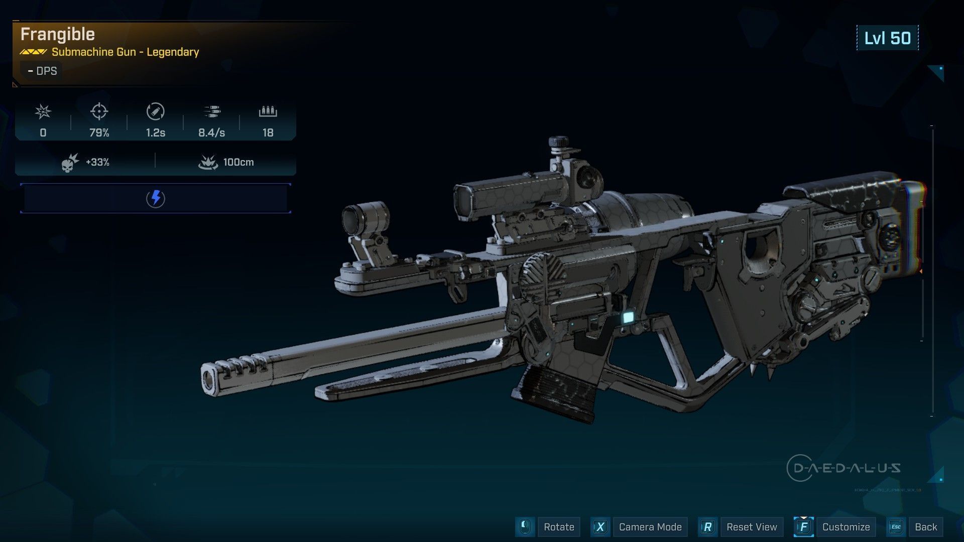 Frangible is the strangest legendary gun you