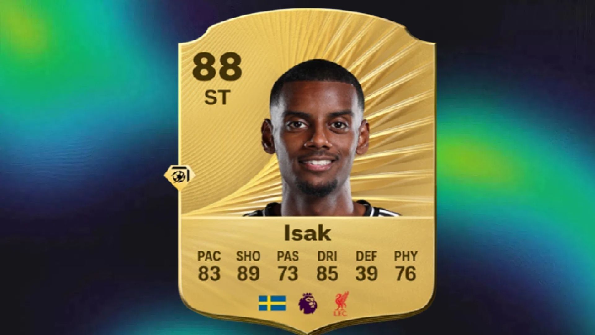 Alexander Isak is a great dribbler (Image via EA Sports)