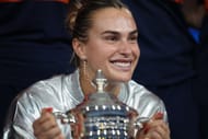 Aryana Sabalenka US Open Singles Trophy Pose Fuente: Gatety