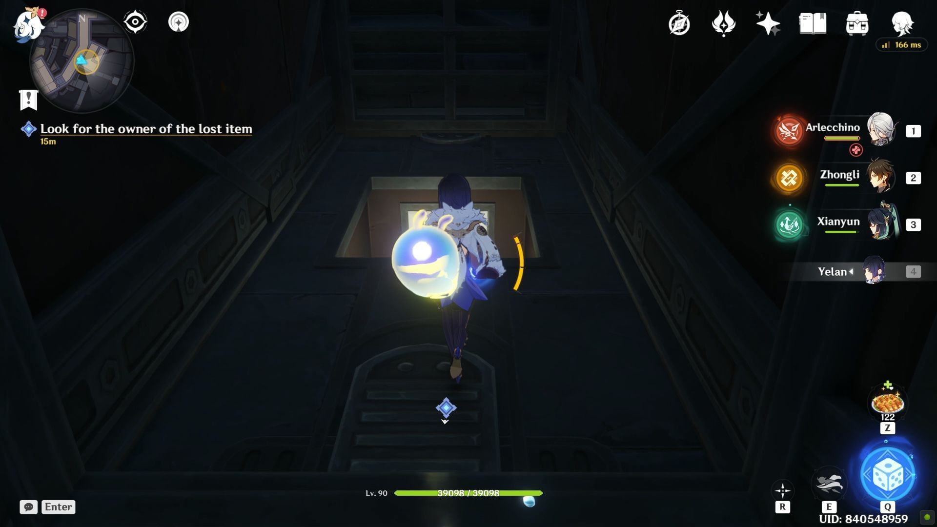 Use the vents to find the NPC girl (Image via HoYoverse)