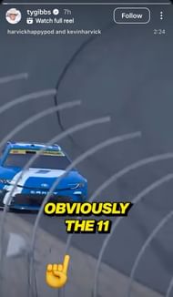 Credit: Ty Gibbs on Instagram.