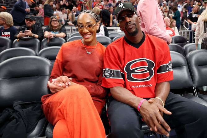 "Can somebody explain co to me?!" - A'ja Wilson's boyfriend Bam Adebayo baffled over WNBA's call to split DPOY award between Aces star & Alanna Smith