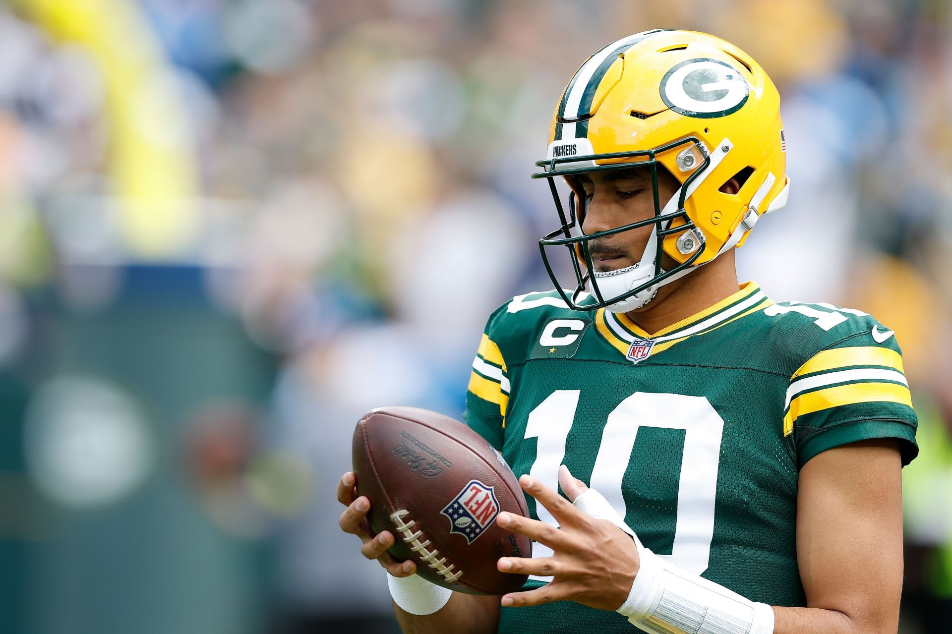 Jordan Love at Detroit Lions v Green Bay Packers - NFL 2025 - Source: Getty