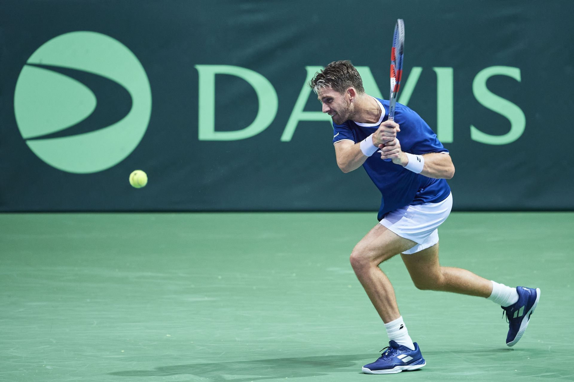 Norrie at the Poland v Great Britain - 2025 Davis Cup World Group I matches - Source: Getty