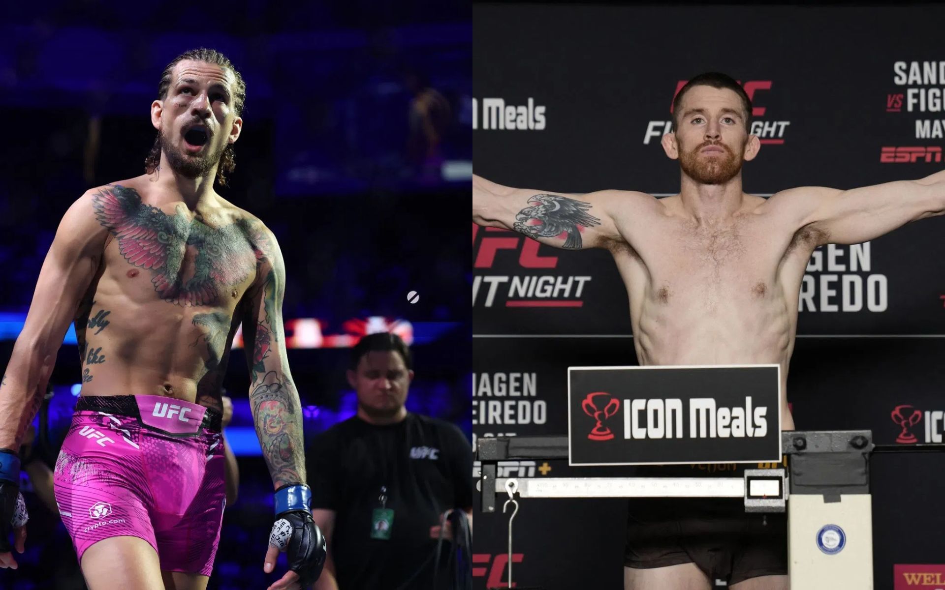 Sean O&rsquo;Malley (left) wants to face Cory Sandhagen (right) at UFC White House. [Images courtesy: Getty]