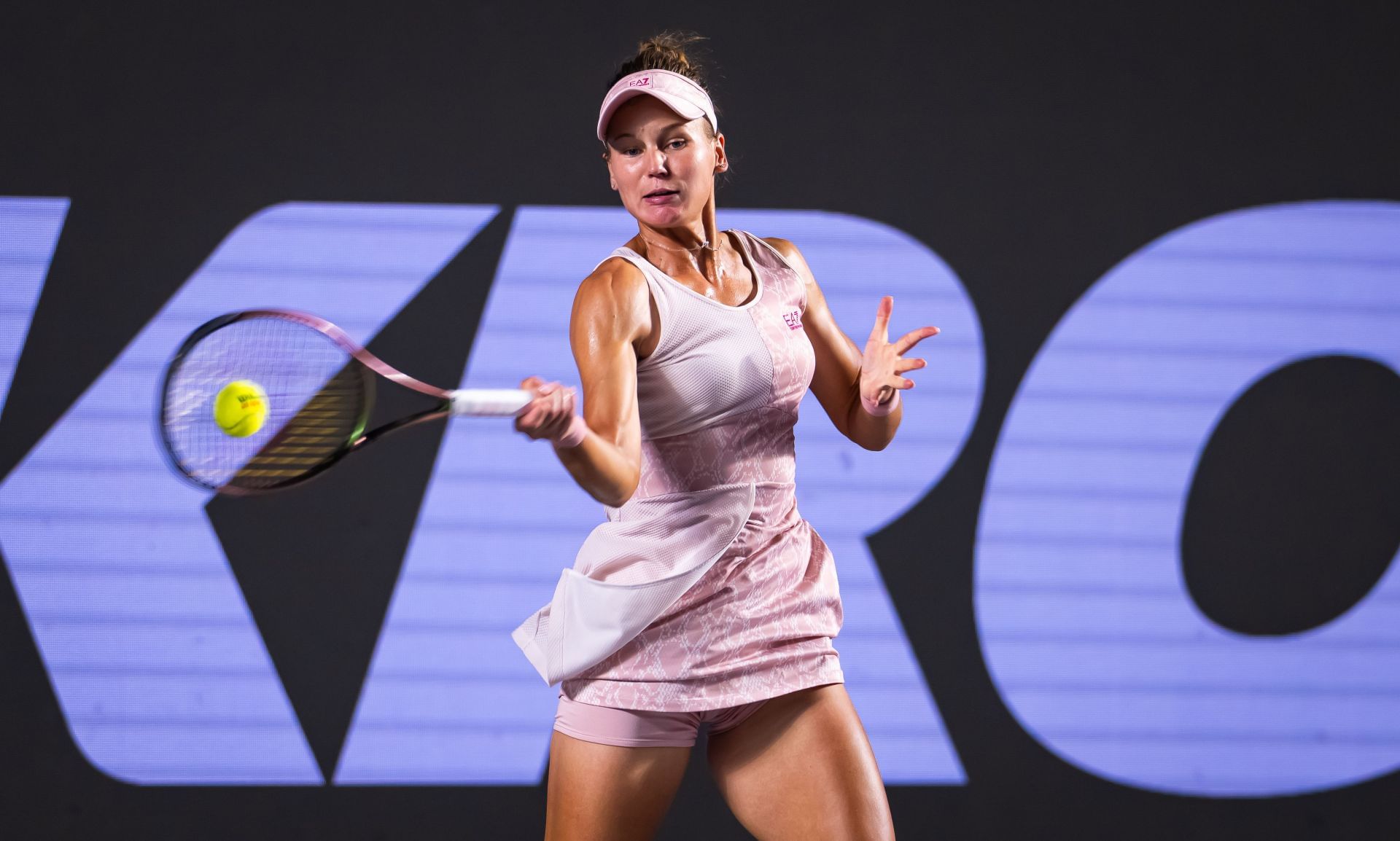 Veronika Kudermetova at the Guadalajara Open Akron. (Source: Getty)
